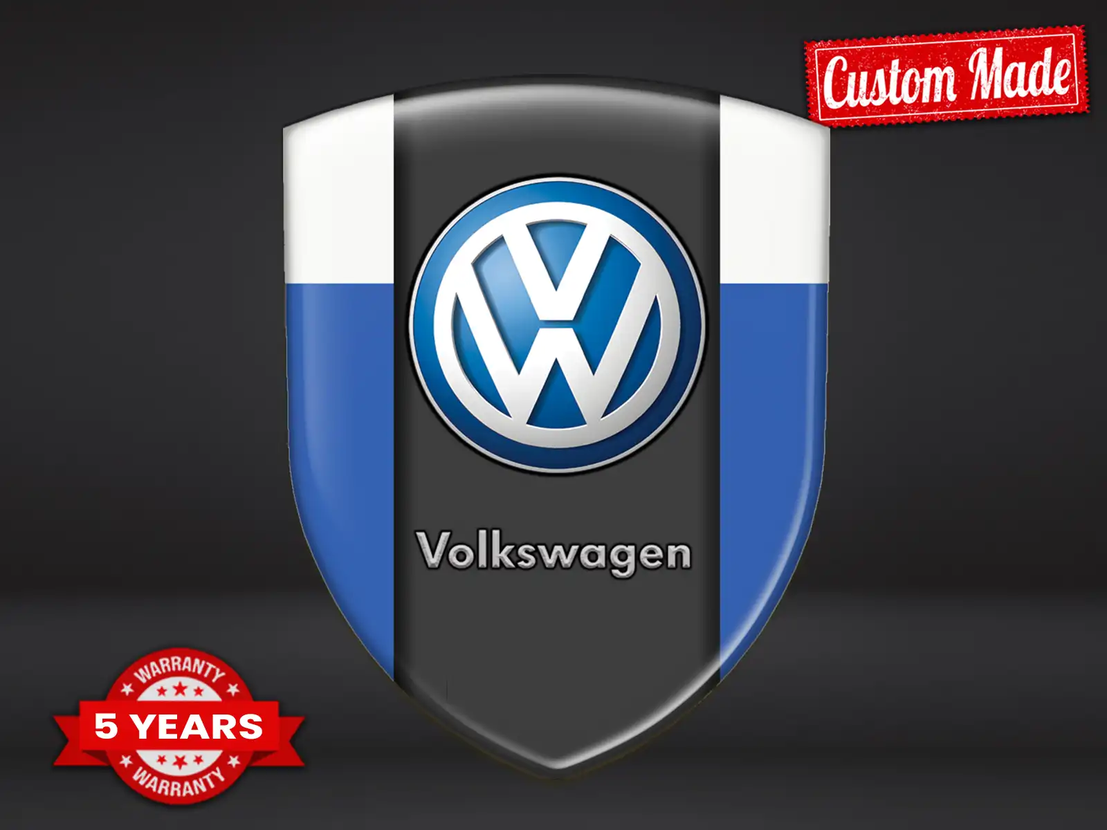 VW Distintivi Silicone Auto Resistenti Pregiati Pro